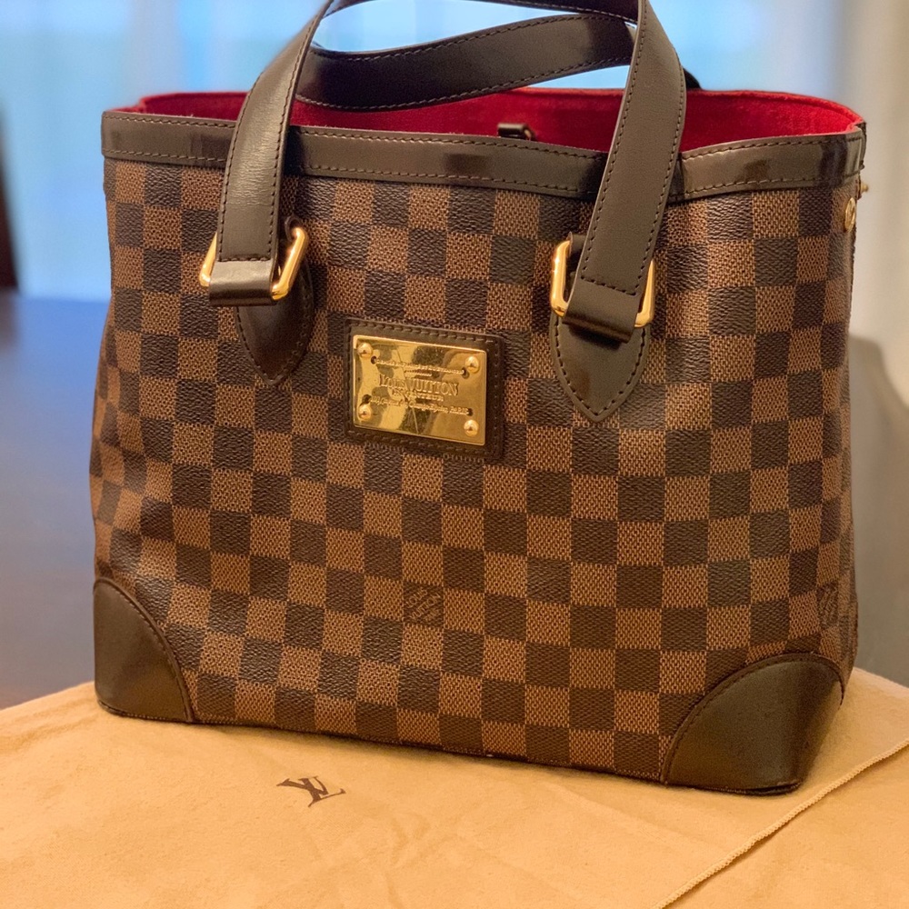 Louis Vuitton Damier Ebene Hampstead PM w/Dust Bag